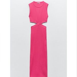 Zara Vibrant Pink Dress  - New